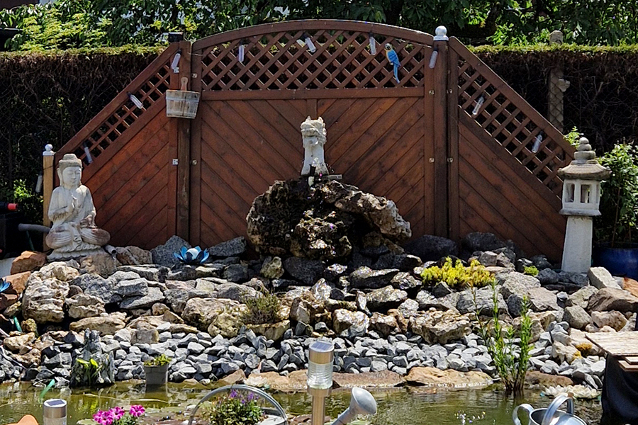 Brunnenanlage von PRISCO Gartenbau